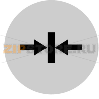 Линза кнопки с подсветкой, плоская белая Eaton M22-XDL-W-X14