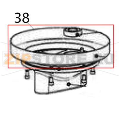Vaschetta Ø300 per Sigma BMR 60 Vaschetta Ø300 per Sigma BMR 60Запчасть на деталировке под номером: 38