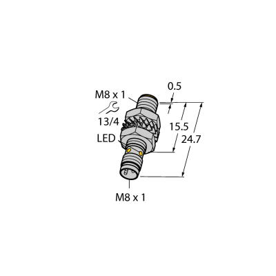 Датчик индуктивный Turck BI3-M08KK-AN6X-V1131 