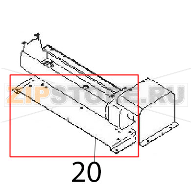 Fan support Angelo Po 1G1PE1EV Fan support Angelo Po 1G1PE1EVЗапчасть на деталировке под номером: 20