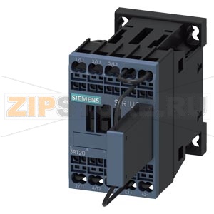 CONT. F. RAILW. A., 3 ПОЛ., AC-3, 4 KW 400V, DC 72V, 0,7... 1,25*US, VARISTOR INTEGRATED, SZ S00 SPRING-LOADED TERMINAL Siemens 3RT2016-2LJ82-0LA0 