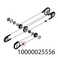 Цепь 06В-1, L=371.5, 38 зв. Abat ТРМ-500