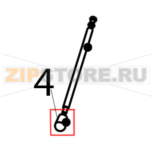 Knob Tecnoinox FR70E7 Knob Tecnoinox FR70E7Запчасть на деталировке под номером: 4