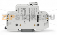 2-conductor fuse holder   ; for cylindrical fuses 10 x 38 mm; 13/32" x 11/2"; for photovoltaic applications; 1-pole; without blown fuse indication; 1000 VDC; for DIN-rail 35 x 15 and 35 x 7.5; 16 mm; CAGE CLAMP®; 16,00 mm; light gray Wago 811-316