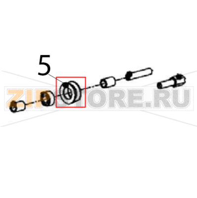 Wheel Escher PM 60-V Wheel Escher PM 60-VЗапчасть на деталировке под номером: 5
