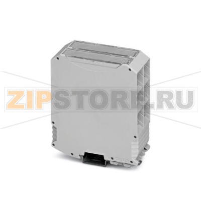 Корпус для электронных устройств Phoenix Contact ME MAX 45 G 3-3 KMGY состоящий из: разборного корпуса (правая и левая части), 2 маркировочных вкладышей, 2 прозрачных крышек, промежуточного элемента, металлической защелки и пружины, корпус закрытый, 48 контактов (12 х 4), ширина: 45 мм, цвет: светло-серый.Минимальный заказ: 10 шт.Упаковка: 10 шт.