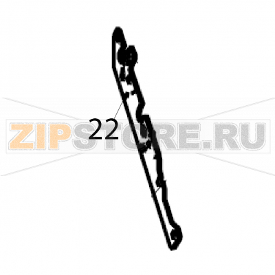 Side frame Sato LT408 RH Side frame Sato LT408 RHЗапчасть на деталировке под номером: 22Название запчасти на английском языке: Side frame Sato LT408 RH.