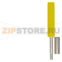 Test adapter yellow for measuring transformer terminal Yellow Siemens 8WH9010-0MB06