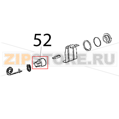 Porta lampada serie 2 per lampada Unox XFT 185 Porta lampada serie 2 per lampada Unox XFT 185Запчасть на деталировке под номером: 52