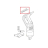 Support mural Robot Coupe CMP 250 Combi