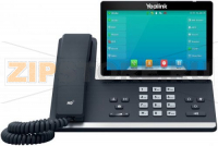 SIP-T57W SIP-телефон, цветной сенсорный экран 7", 16 SIP аккаунтов, Wi-Fi, Bluetooth, Opus, BLF, PoE, USB, GigE, БЕЗ БП