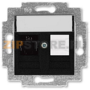 Розетка компьютерная, антрацитовая ABB 2CHH295117A6063 