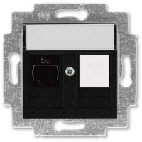 Розетка компьютерная, антрацитовая ABB 2CHH295117A6063