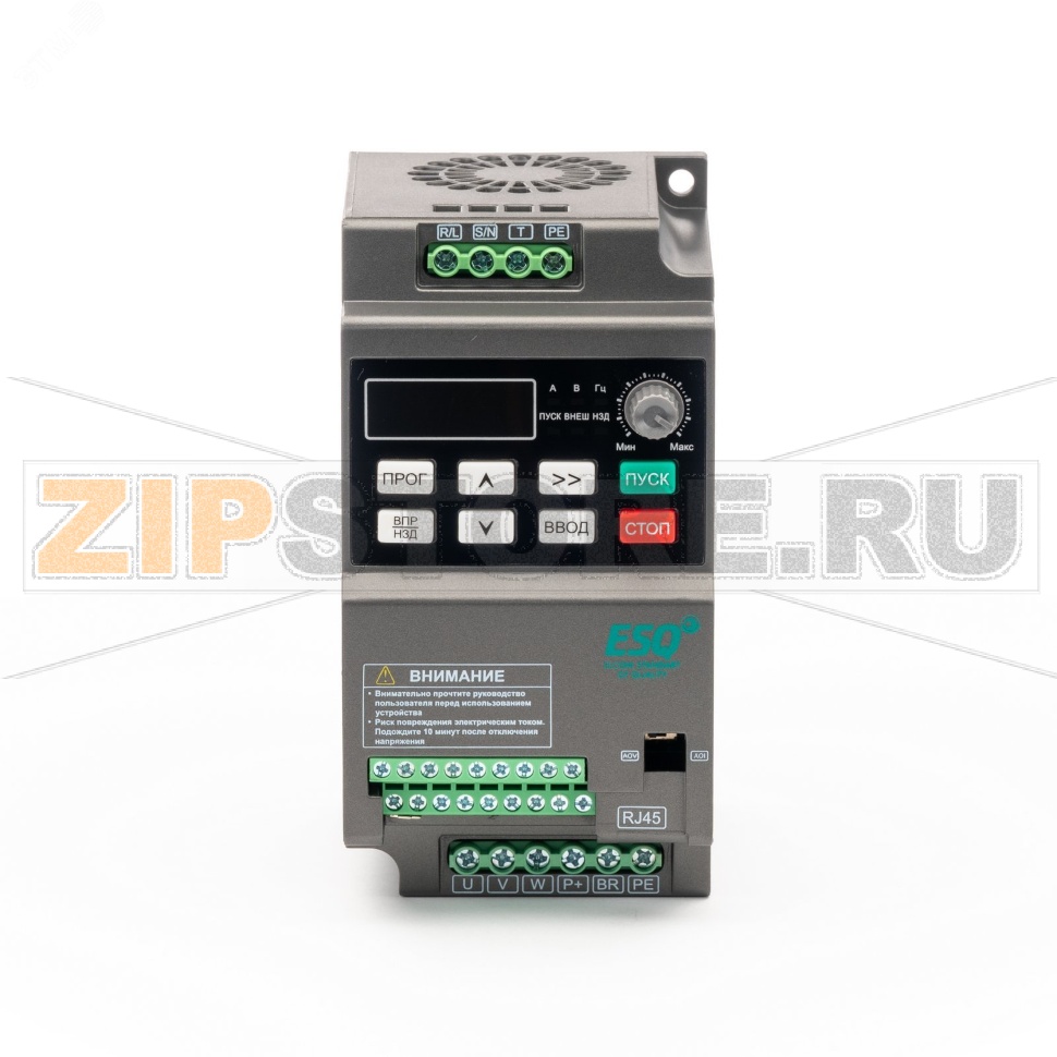 Преобразователь частоты 0.4 кВт, 220 В, 0-599 Гц, IP20 ESQ 08.04.304417 