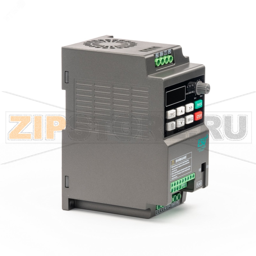 Преобразователь частоты 0.4 кВт, 220 В, 0-599 Гц, IP20 ESQ 08.04.304417 