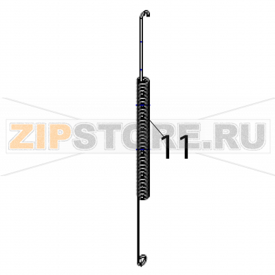 Hood spring K7.5 Fagor CO-110 DD Hood spring K7.5 Fagor CO-110 DDЗапчасть на деталировке под номером: 11Название запчасти Fagor на английском языке: Hood spring K7.5 CO-110 DD.
