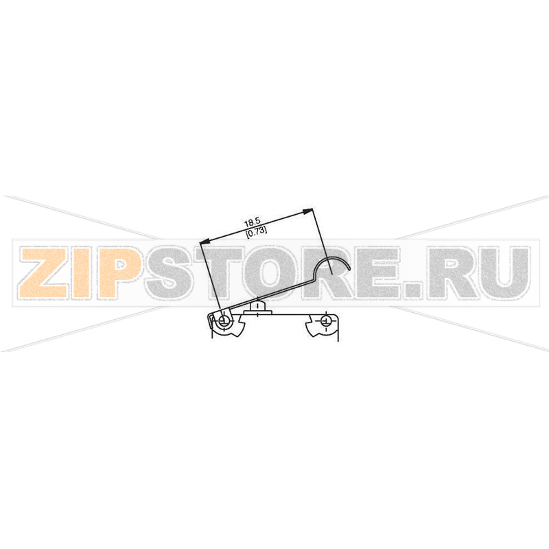 Микропереключатель 250 В/AC, 5 А, 1 x вкл/вкл, без фиксации, 1 шт Saia V4NST7YCUL 