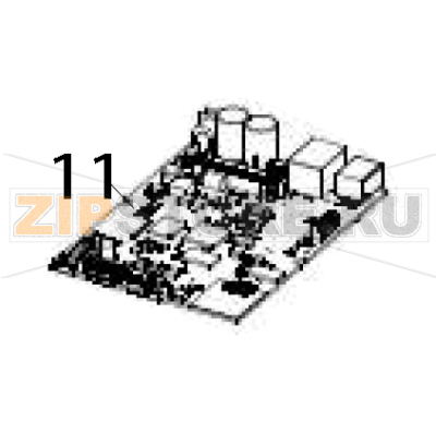 Main logic board with USB Zebra ZD220 Direct Thermal Main logic board with USB Zebra ZD220 Direct ThermalЗапчасть на деталировке под номером: 11