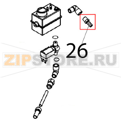 Raccordo Angelo Po FX201G3 Raccordo Angelo Po FX201G3Запчасть на деталировке под номером: 26