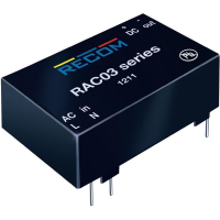 Блок питания AC/DC, 5 В, 0.6 А, 3 Вт Recom RAC03-05SC