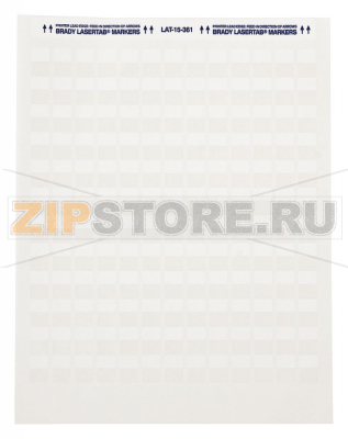 Этикетки 25.4х80.44 мм, 1008 шт Brady LAT-19-361-1 