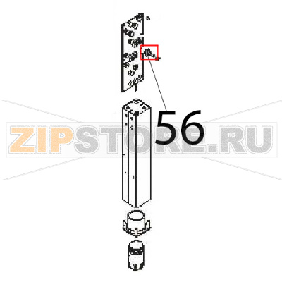 Encoder pin Ø: 6-4.5 Angelo Po FM1221E1 Encoder pin Ø: 6-4.5 Angelo Po FM1221E1Запчасть на деталировке под номером: 56