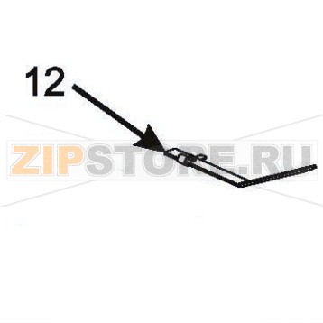 Пружинный держатель термоголовки Zebra GX420d Пружинный держатель термоголовки Zebra GX420dЗапчасть на сборочном чертеже под номером: 12Название запчасти Zebra на английском языке: Printhead Spring/Clip 