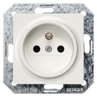 DELTA I-SYSTEM ТИТАНОВО-БЕЛЫЙ РОЗЕТКА SCHUKO 10A DC/16А AC 250В С ЗАЩИТНЫМ КОНТАКТОМ И ЗАЩИТНЫМИ ШТОРКАМИ ЭЛ.-МЕХ. ЧАСТЬ Siemens 5UB1918