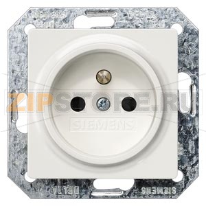 DELTA I-SYSTEM ТИТАНОВО-БЕЛЫЙ РОЗЕТКА SCHUKO 10A DC/16А AC 250В С ЗАЩИТНЫМ КОНТАКТОМ И ЗАЩИТНЫМИ ШТОРКАМИ ЭЛ.-МЕХ. ЧАСТЬ Siemens 5UB1918 