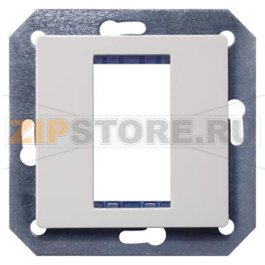 DELTA I-SYSTEM ТИТАНОВО-БЕЛЫЙ 1-МЕСТН. СОЕДИНИТЕЛЬНАЯ РАМКА Siemens 5TG2008 