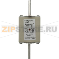 Предохранитель, 900 A, AC 690 В, size 2, 61x77x65 мм, aR, IEC Eaton FUSE 900A 690V 2DKN/65 AR