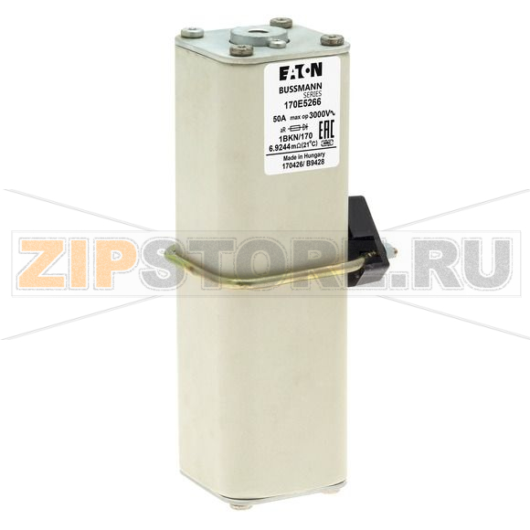 Предохранитель, 50 A, AC 3000 В, 100 кА, size 1, aR, IEC Eaton FUSE 50A 3000V 1BKN/170 AR 