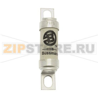 Предохранитель, 71 A, AC 690 В, DC 500 В, 200 кА, BS88, 19x77 мм, aR, BS Eaton 71A 690V AC TYPE T 