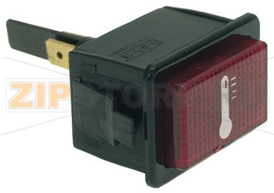 КРАСНАЯ ЛАМПА ТЕМПЕРАТУРНОГО ИНДИКАТОРА, 230 В 