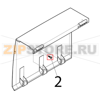 Screw EJOT-PT-K30x12 CAB EOS2 Screw EJOT-PT-K30x12 CAB EOS2Запчасть на деталировке под номером: 2