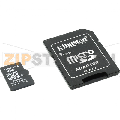 Карта памяти 4 Гб, class 4 Kingston SDC4-4GB 