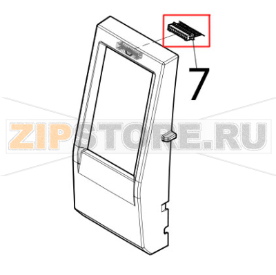 Cable control panel CAB EOS5 Cable control panel CAB EOS5Запчасть на деталировке под номером: 7