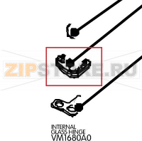 Internal glass hinge Unox XB 893