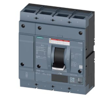 circuit breaker 3VA6 UL frame 800 breaking capacity class  H 65kA @ 480 V 4-pole, line protection ETU860, LSIG, In=800A overload protection Ir=320A ...800A short circuit protection Isd=0,6..10x In, Ii=1,5..10x In Siemens 3VA6580-6KQ42-2AA0
