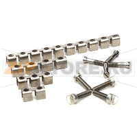 Перемычка центральная, неподвижная, серебристая CHIKU FBI 4-8