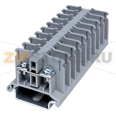 Клемма проходная, открытая, серая CHIKU RBN 30W 