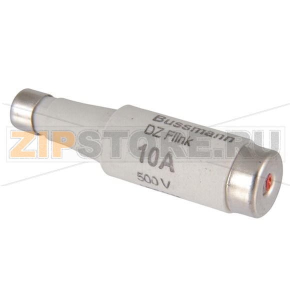 Предохранитель, 10 A, AC 500 В, 100 кА, D1, 13.2x6 мм, gL/gG, IEC с задержкой Eaton D TYPE. TIME 