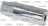 KNOB SILVER ø 30x82 mm M12