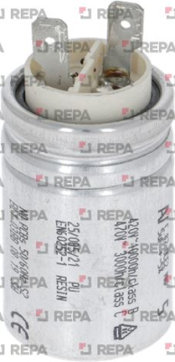 CAPACITOR ALUMINIUM 5 µF ELICA 2029Y/R 