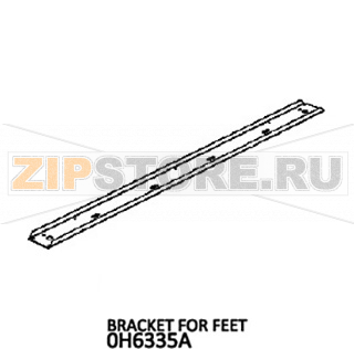 Bracket for feet Unox XV 593 Bracket for Unox XV 593Запчасть на деталировке под номером: 106Название запчасти на английском языке: Bracket for Unox XV 593