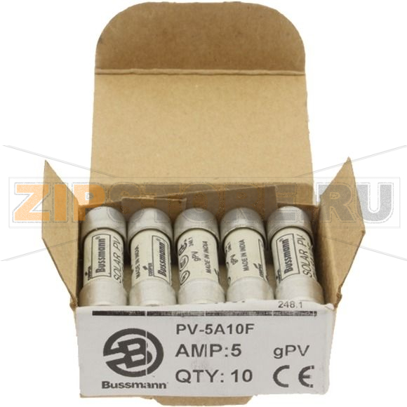 Предохранитель, 3.5 A, DC 1000 В, 50 кА, IEC 60269-6 type A, 10x38 мм, gPV, UL PV, IEC UL Eaton 