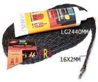 TRESSE PLATE D15 X L2.5+COLLE A FEU