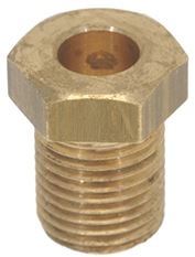 ПРЯМОЙ ШТУЦЕР М10 ЛАТУНЬ 