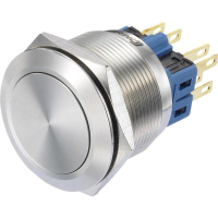 Кнопка 250 В/AC, 3 А, 1 x вкл/вкл, с фиксацией, IP65, 1 шт TRU Components GQ25-22/S