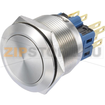 Кнопка 250 В/AC, 3 А, 1 x вкл/вкл, с фиксацией, IP65, 1 шт TRU Components GQ25-22/S 